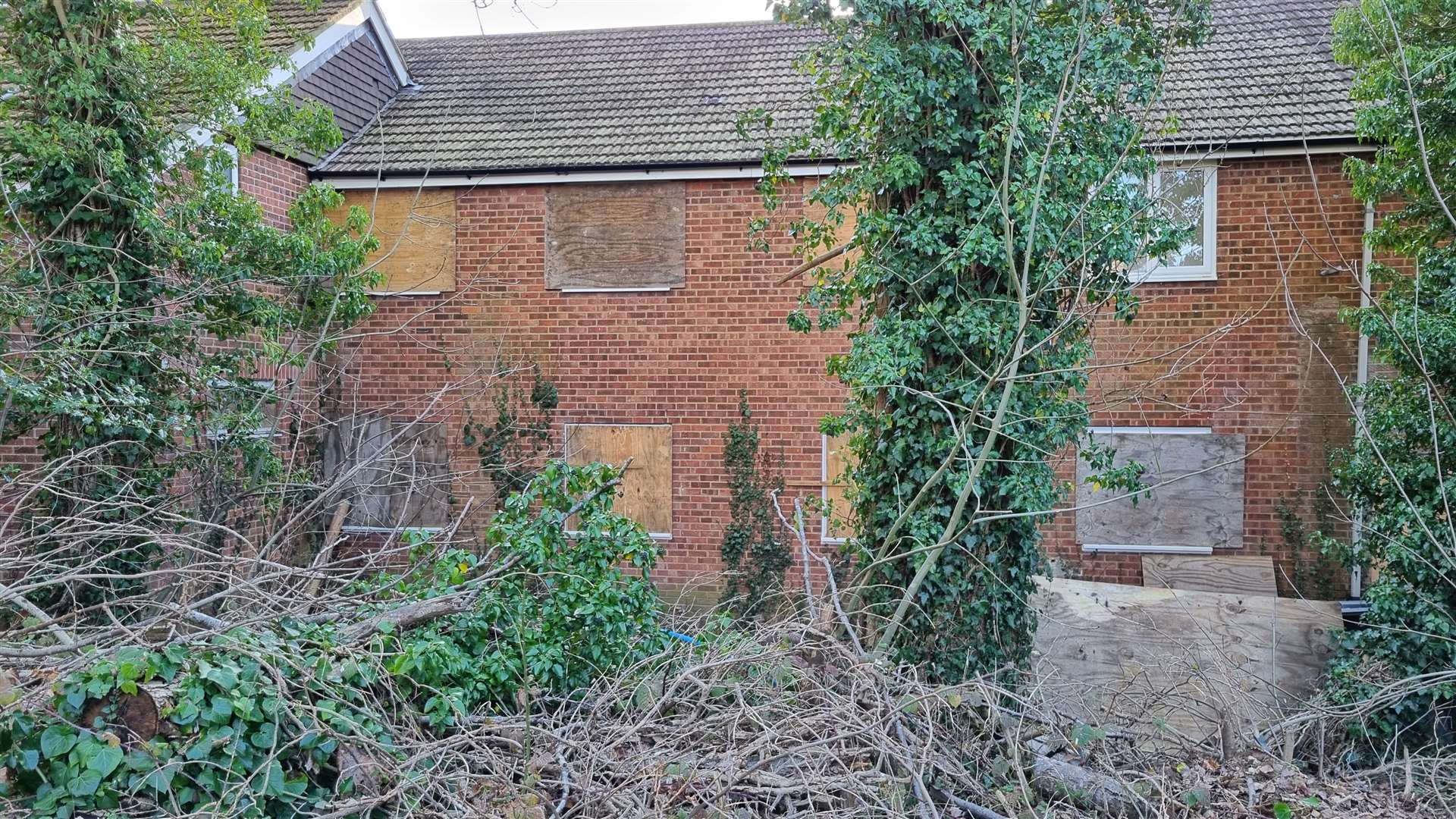 Sevington Mill has been left to rot since it closed as a care home in 2019