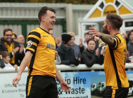 Maidstone forward Alex Flisher Picture Martin Apps