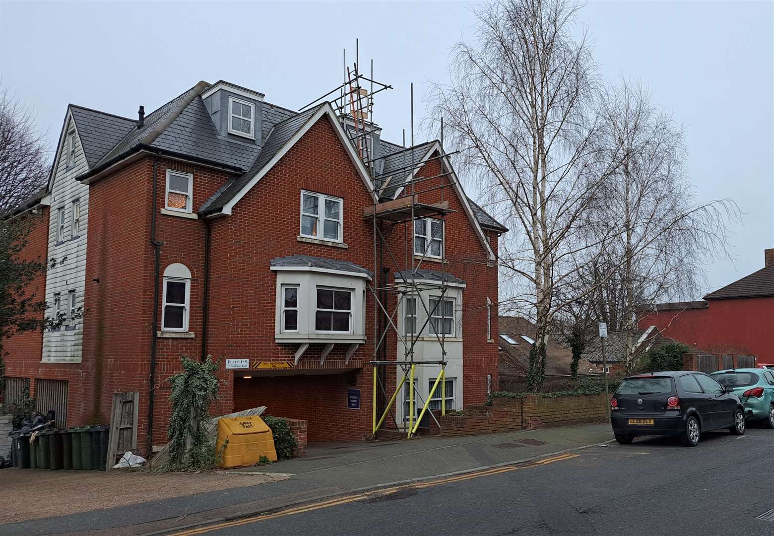 What 11 to 17 Hardinge Road look like now. The gap has new properties set further back