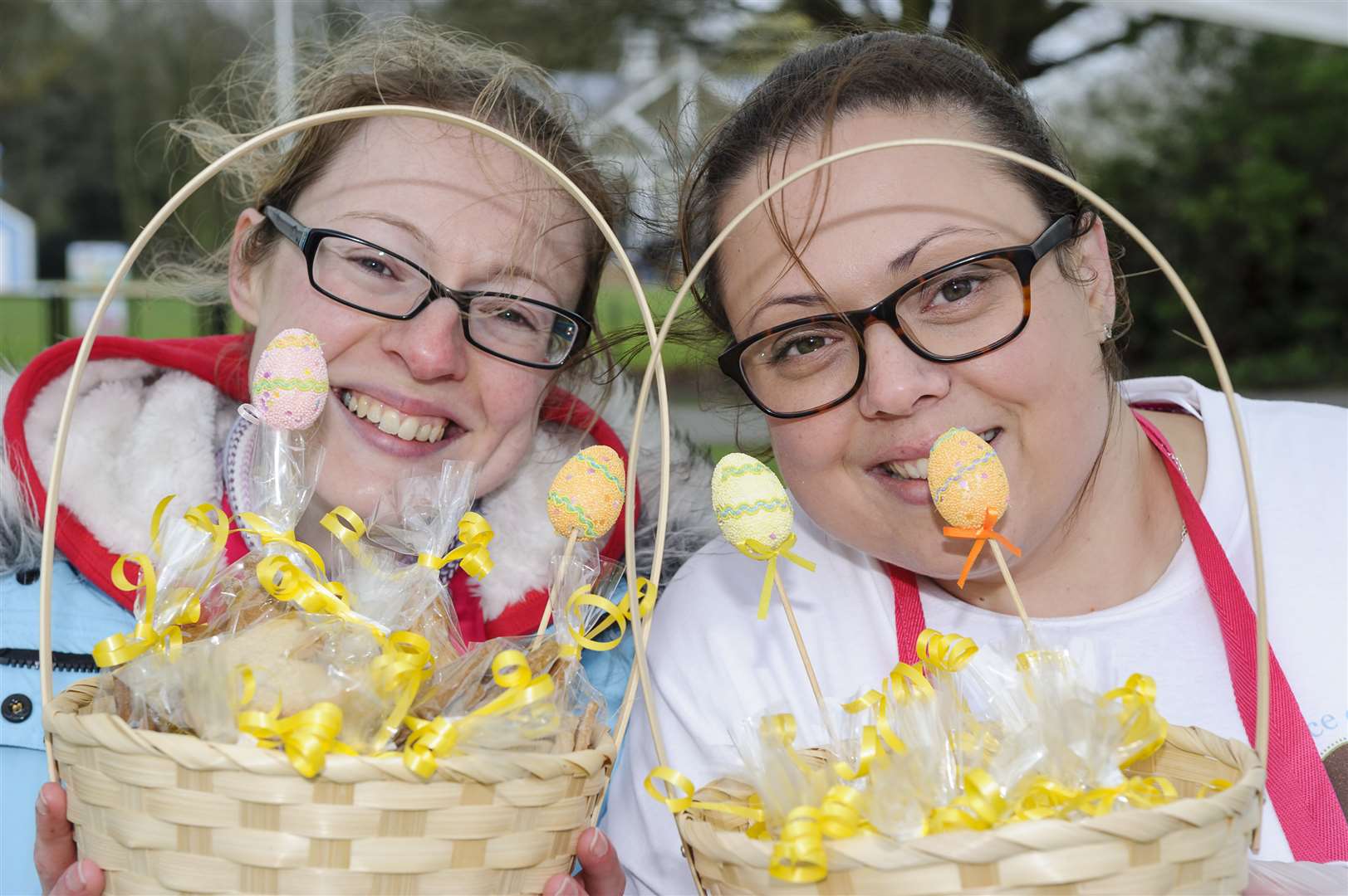 From Piece of Cake, Sam Dickinson, left, and Rebecca Bastable.