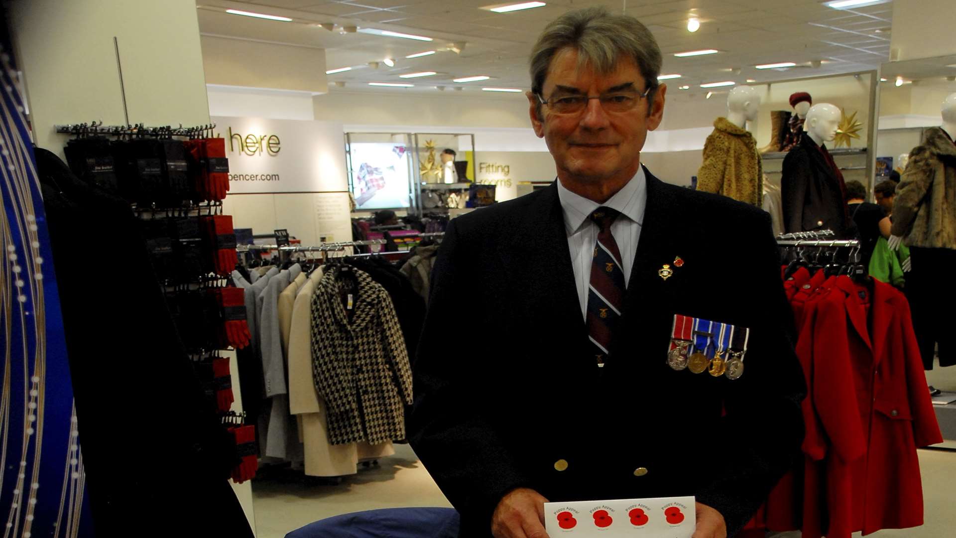 Tim Woods, chairman of Canterbury Royal British Legion