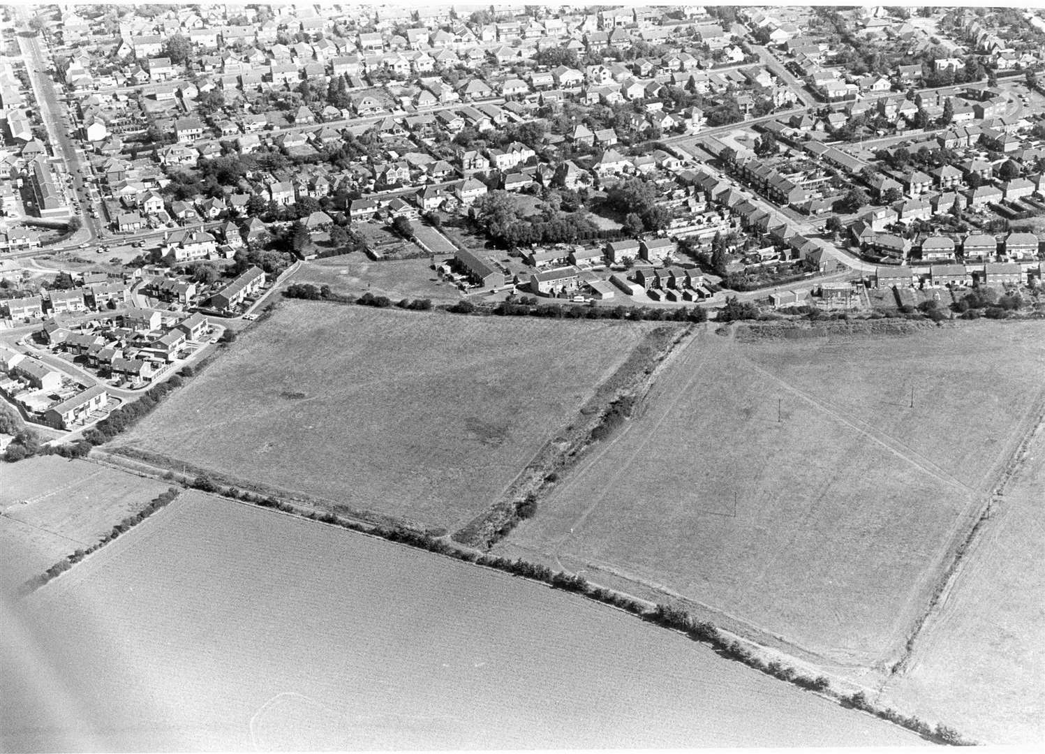 Minster from above at the close of the 1980s