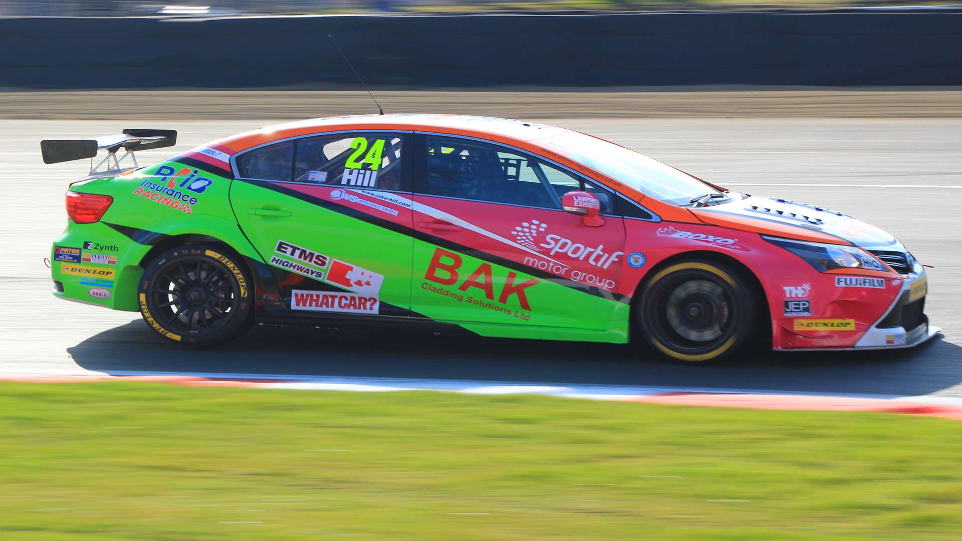 Goudhurst's Jake Hill in action aboard his Team HARD Toyota. Picture: Joe Wright