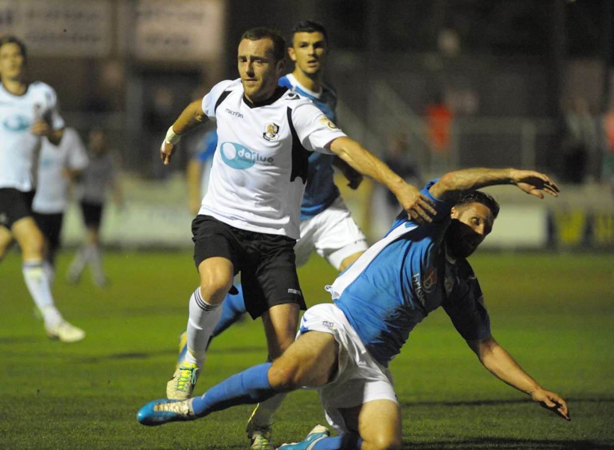 Dartford striker Harry Crawford Picture: Steve Crispe