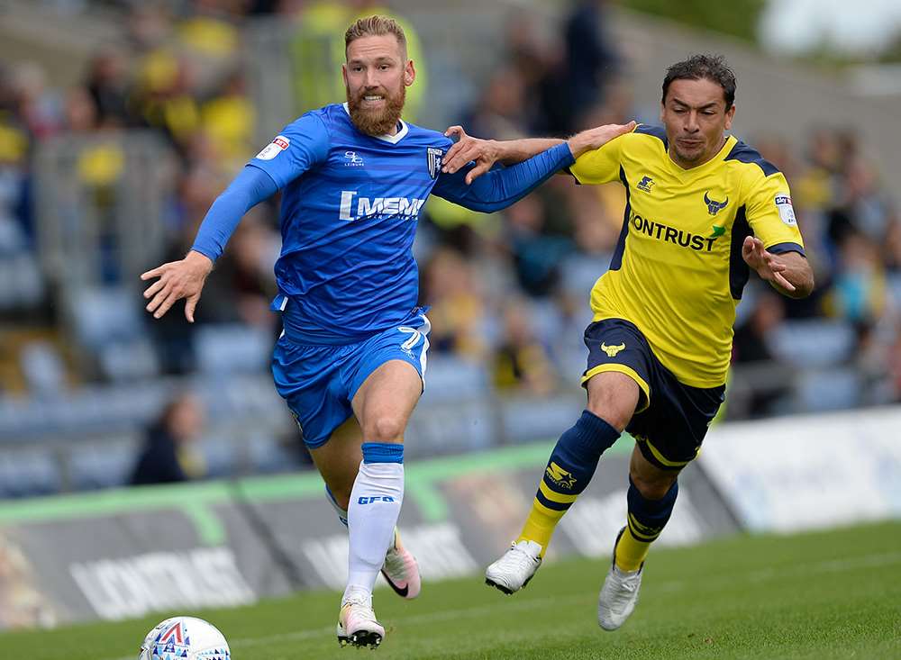 Gills midfielder Scott Wagstaff in action Picture: Ady Kerry