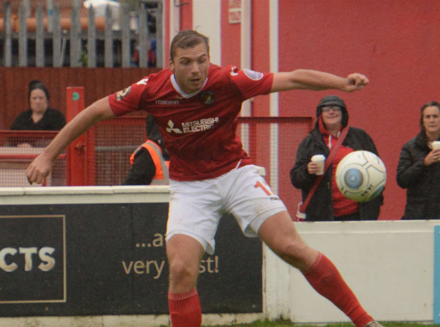 Ebbsfleet striker Michael Cheek Picture: Chris Davey