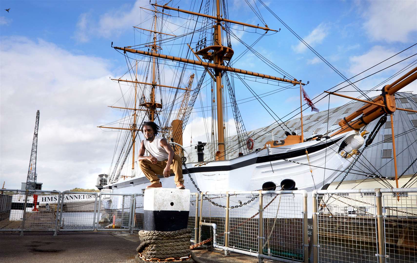 Ghost Ships tells the story of those who built and sailed the ships of Chatham Dockyard around the world.Credit: Manuel Vason