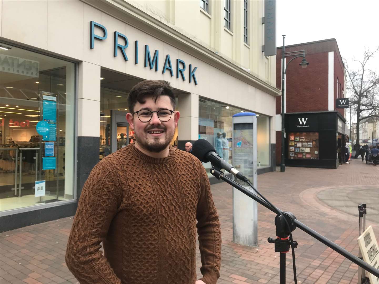 Jordan Ravenhill aka the Primark Busker