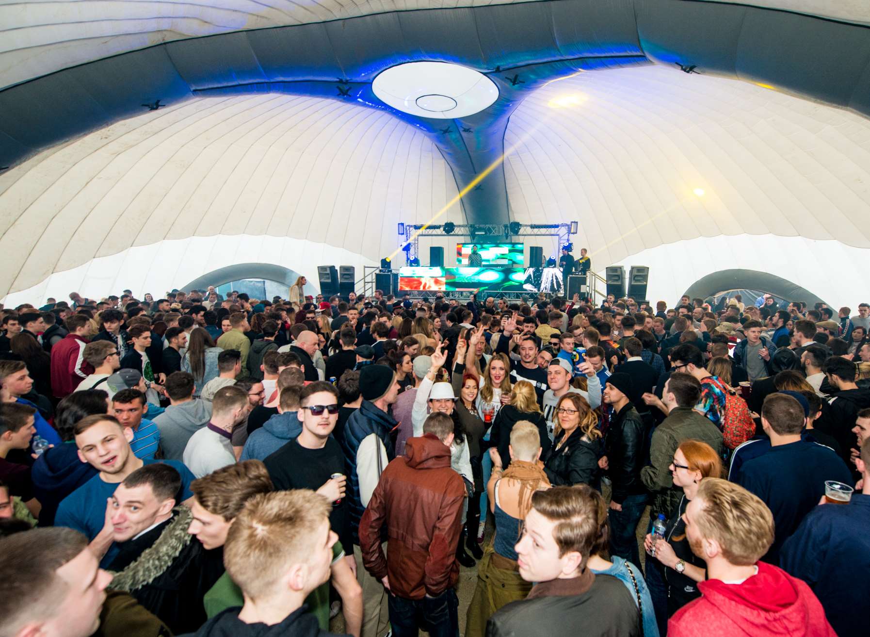 Crowds at Maidstone's Winter Social Festival. Picture: Rob Knights