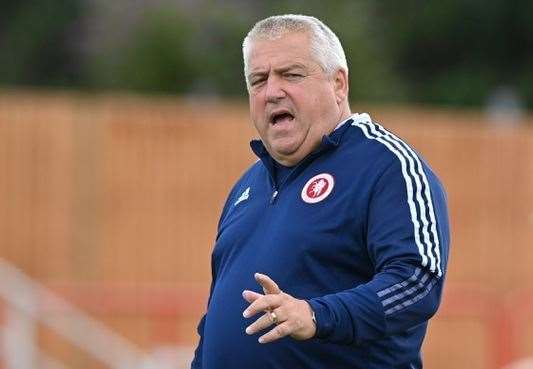 Chatham Town Women's manager Keith Boanas Picture: Keith Gillard