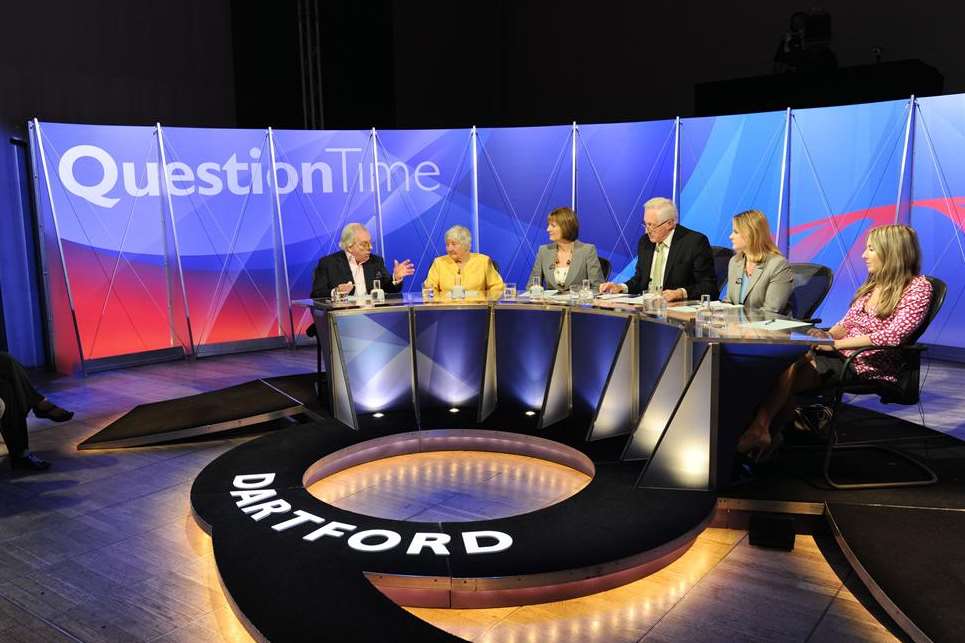 BBC's Question Time programme broadcast from the Mick Jagger Centre.