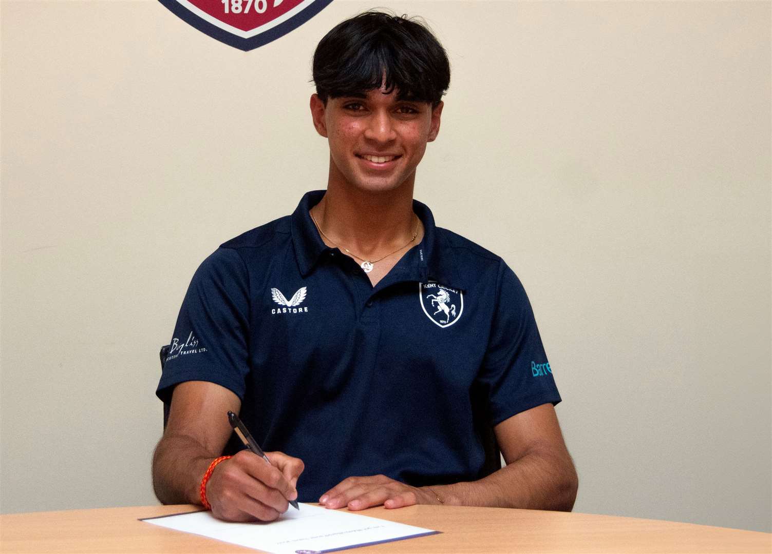 Ekansh Singh - has signed a rookie Kent deal and is set to join their Metro Bank One-Day Cup squad. Picture: Kent Cricket