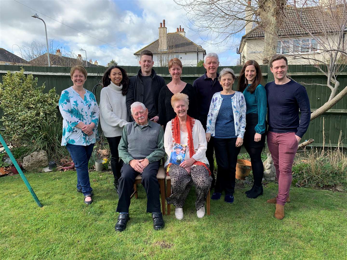 John with his family. Picture: Paul Seymour