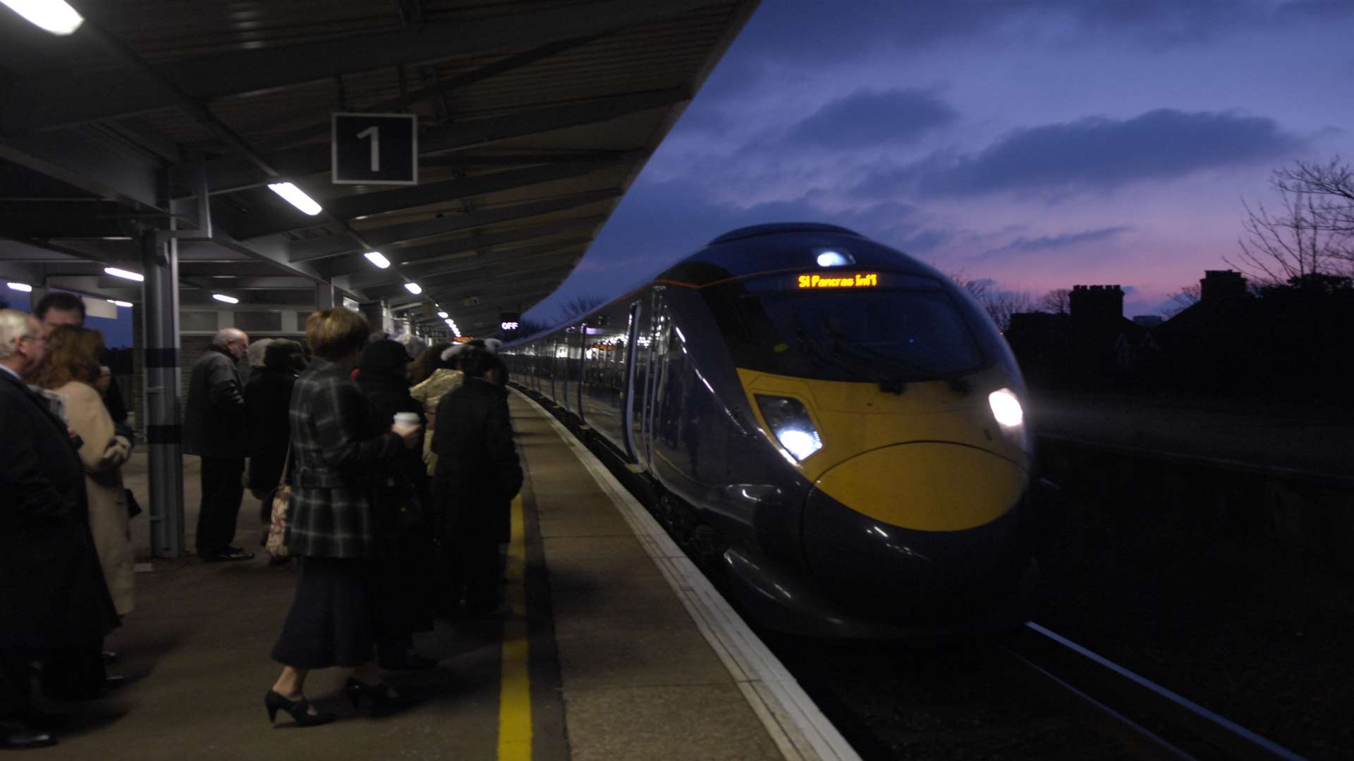 High speed trains run throughout Kent