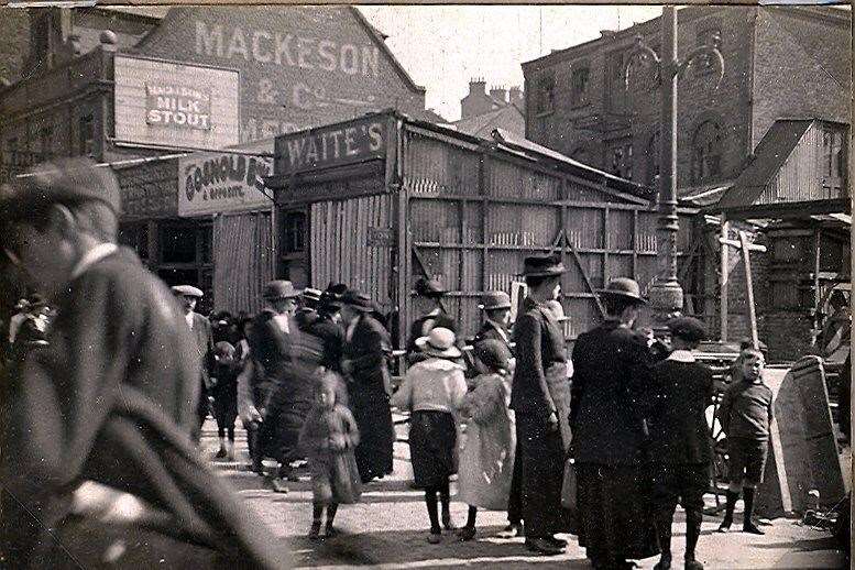 Tontine Street after the bombing raid on May 25, 1917. Picture: Imperial War Museum