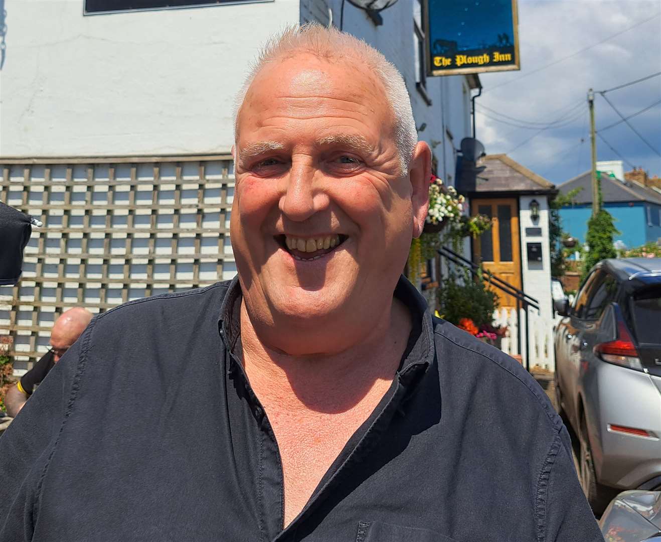 Brian Davies, landlord of The Plough Inn in Ripple near Deal