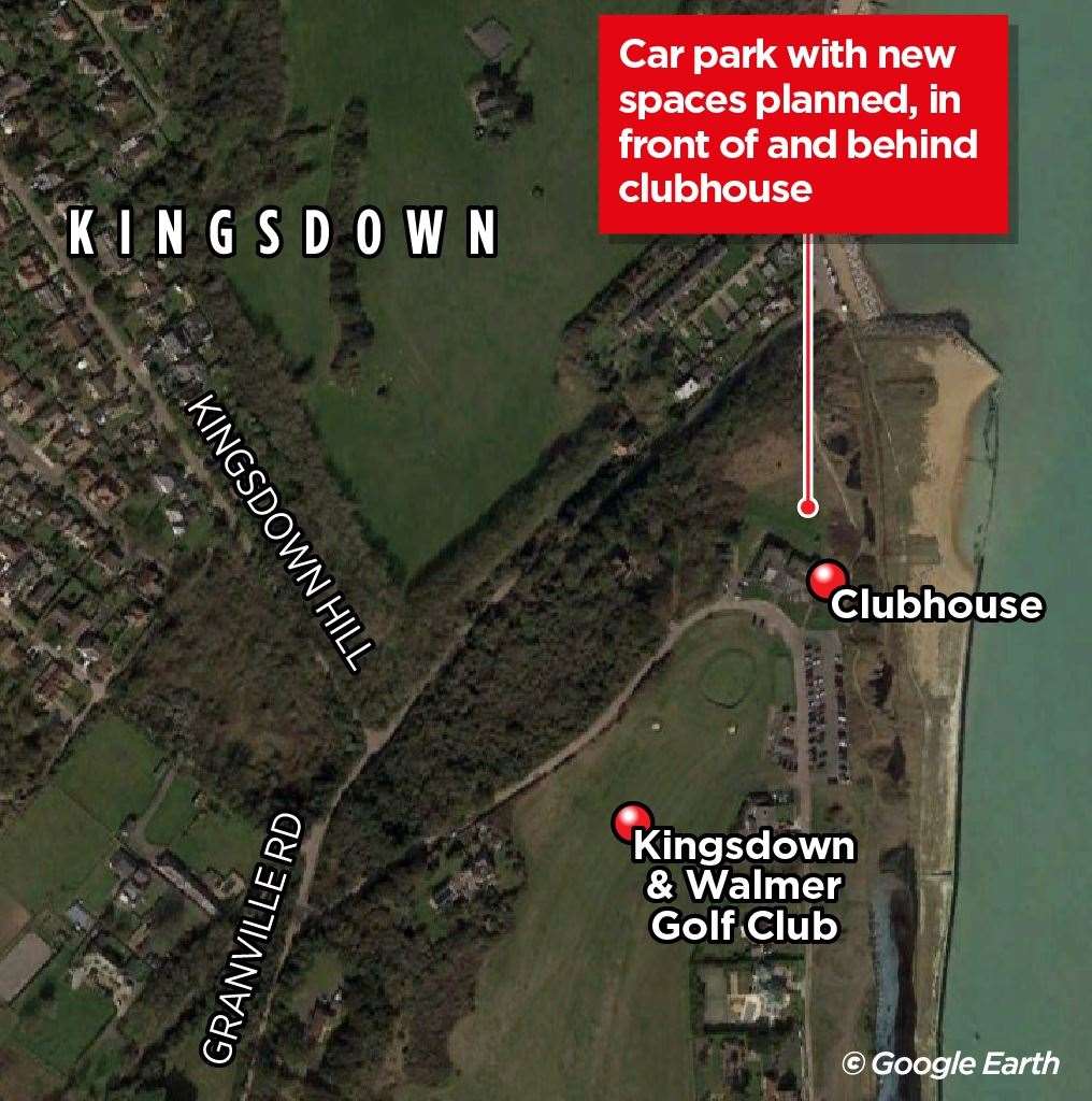 Kingsdown & Walmer Golf Club overlooks the Channel