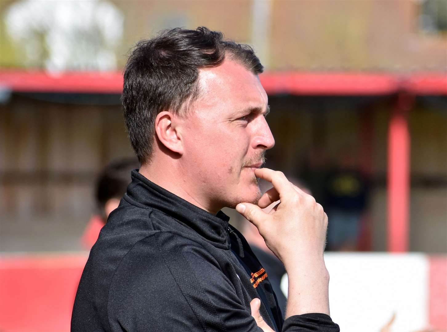 Hythe Town caretaker boss Alex Flisher. Picture: Randolph File