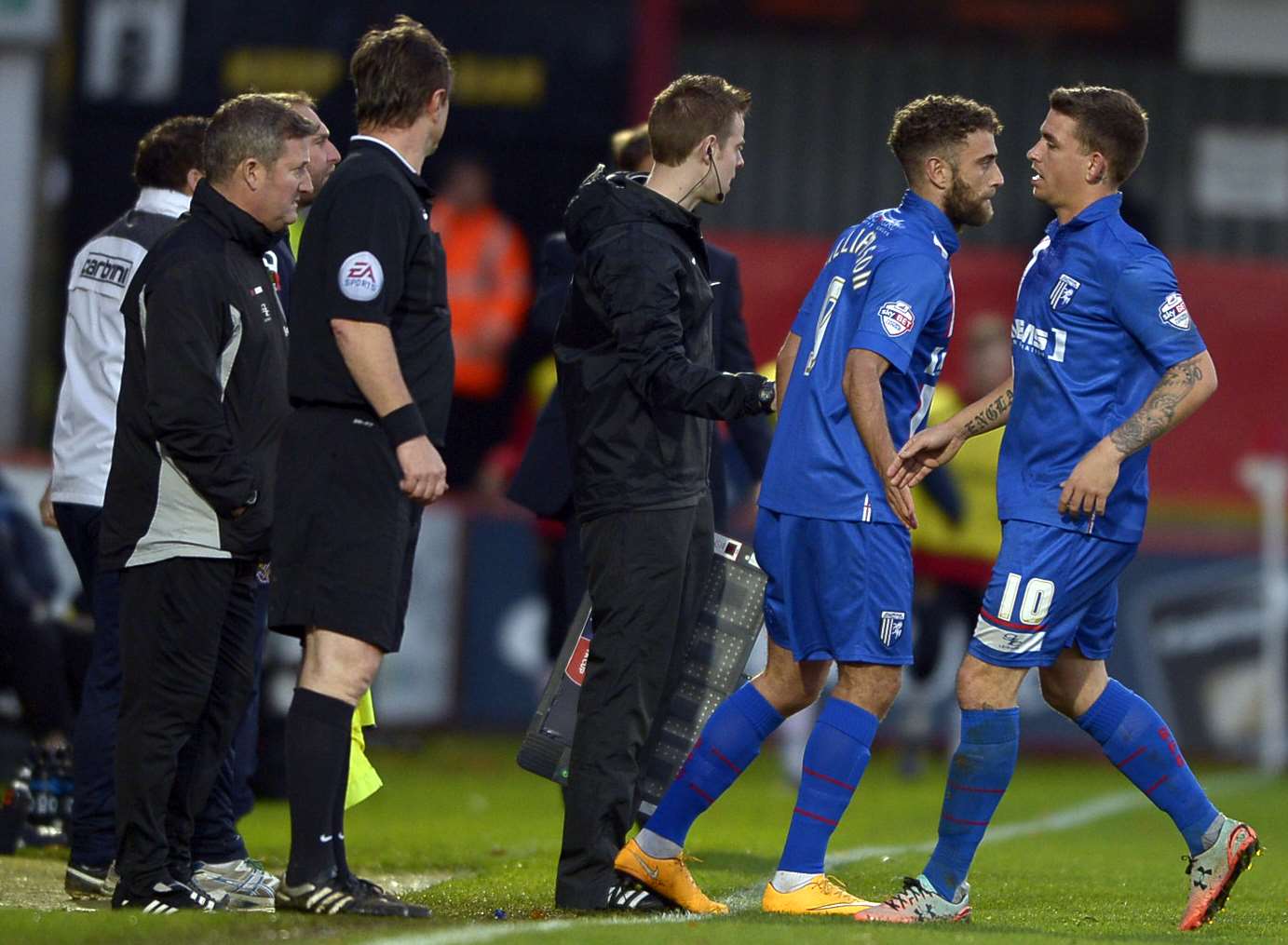 Gills make a change at Stevenage on Saturday as Ben Williamson replaces Cody McDonald. Picture: Barry Goodwin