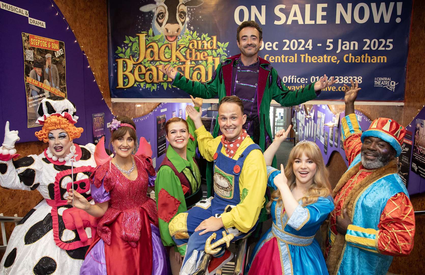 The cast of Jack and the Beanstalk at the Central Theatre in Chatham