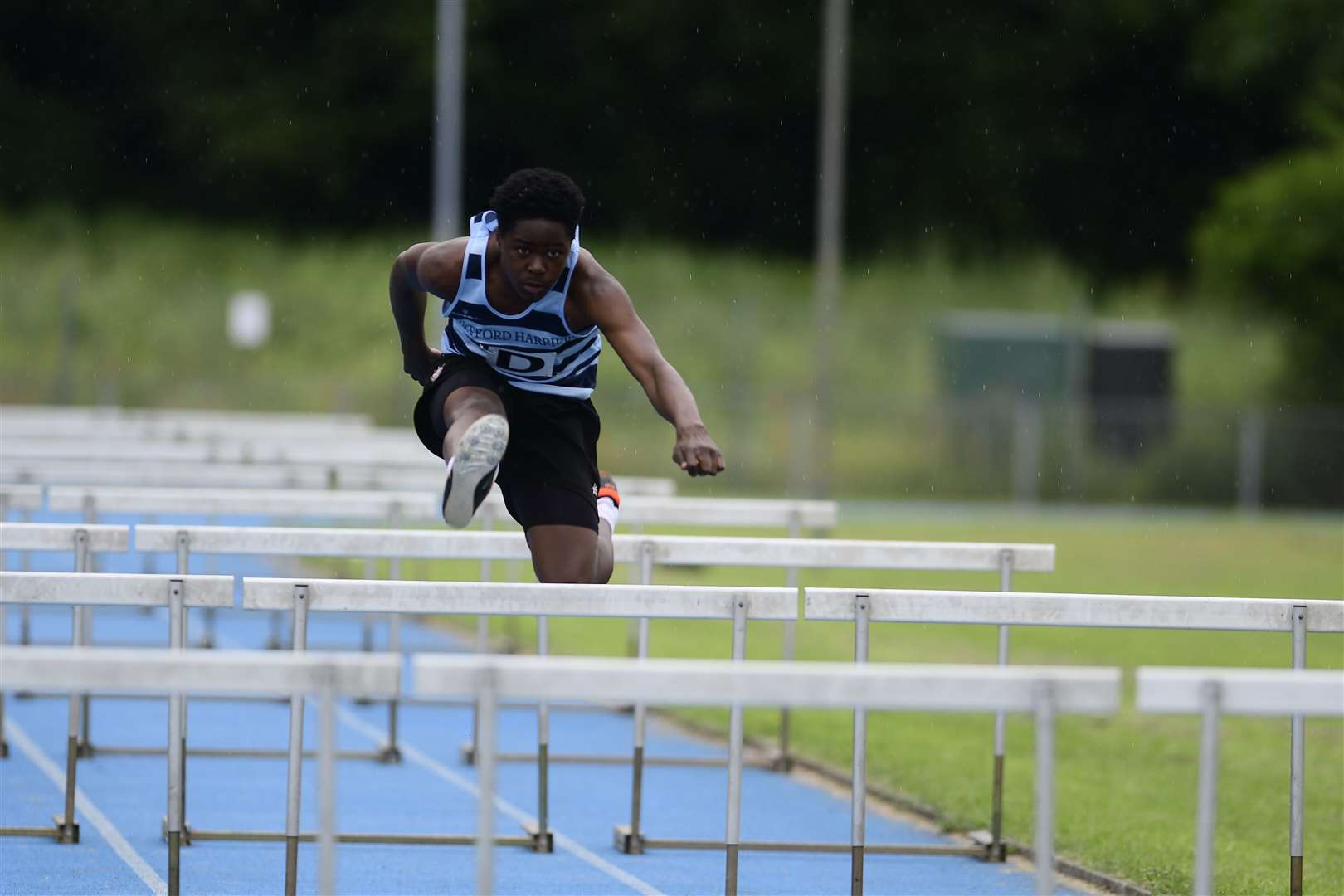 Under-15 80m Hurdles - Michael Ijeh (Dartford Harriers AC) Picture: Barry Goodwin