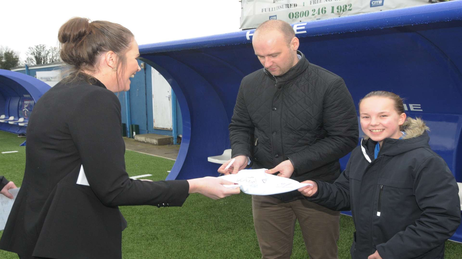 Laura plays for Margate FC