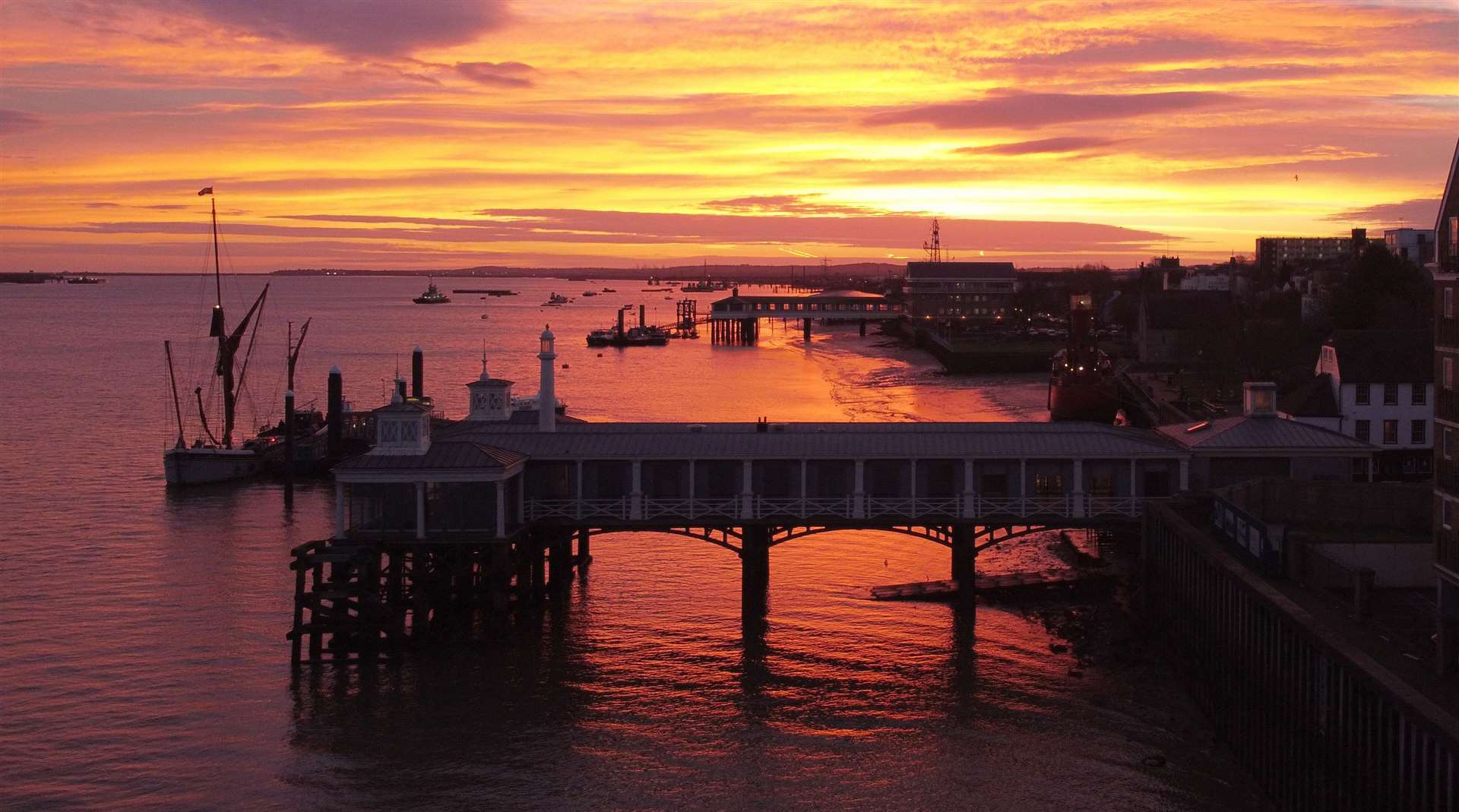 Gravesend Town Pier is set to be sold to Thames Clippers. Picture: Jason Arthur