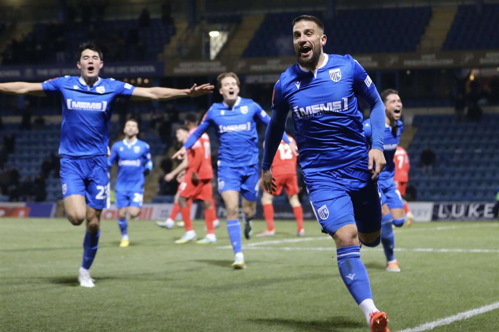 Max Ehmer scored Gillingham's second goal