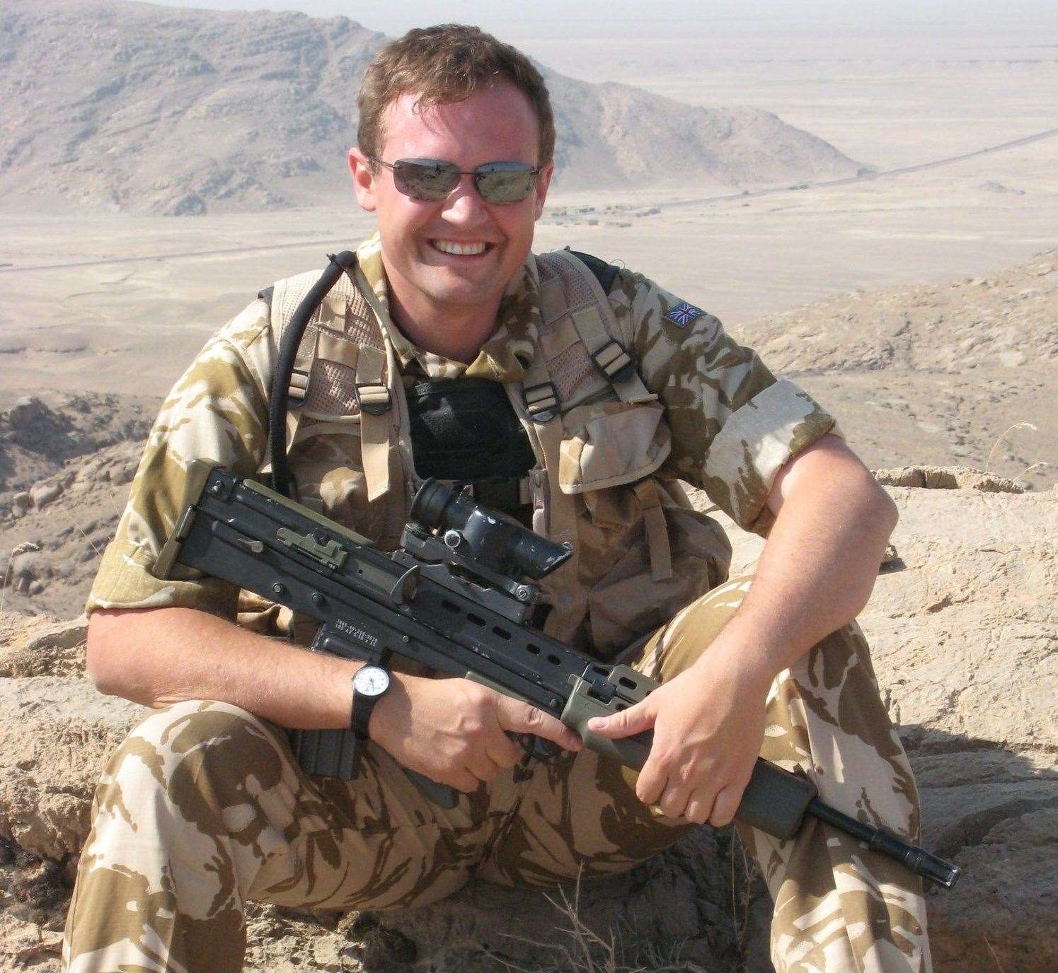 Tom Tugendhat during his time serving with the Royal Marines as an intelligence officer