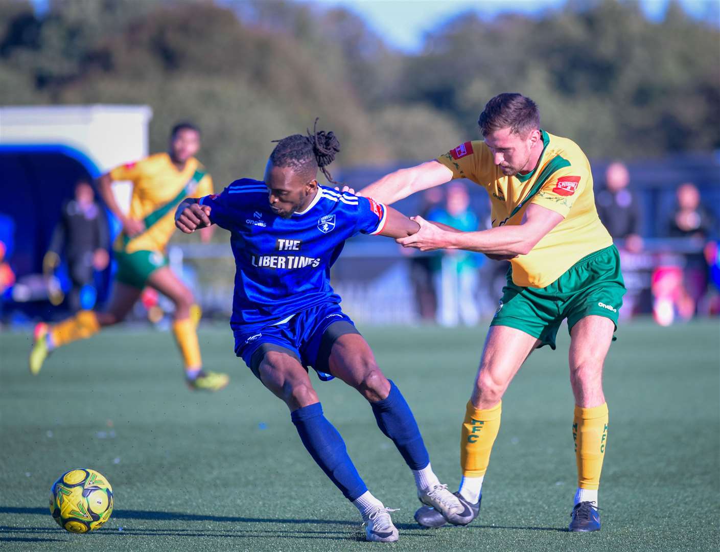 Margate striker Ibrahim Olutade. Picture: Stuart Watson