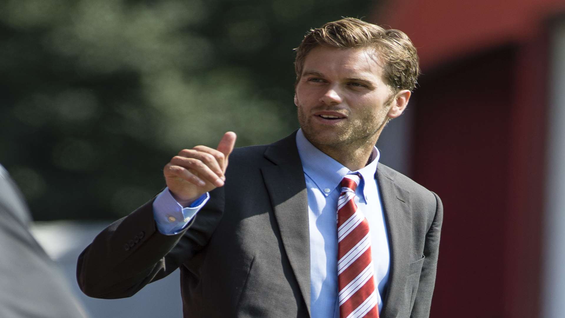 Ebbsfleet United manager Daryl McMahon Picture: Andy Payton