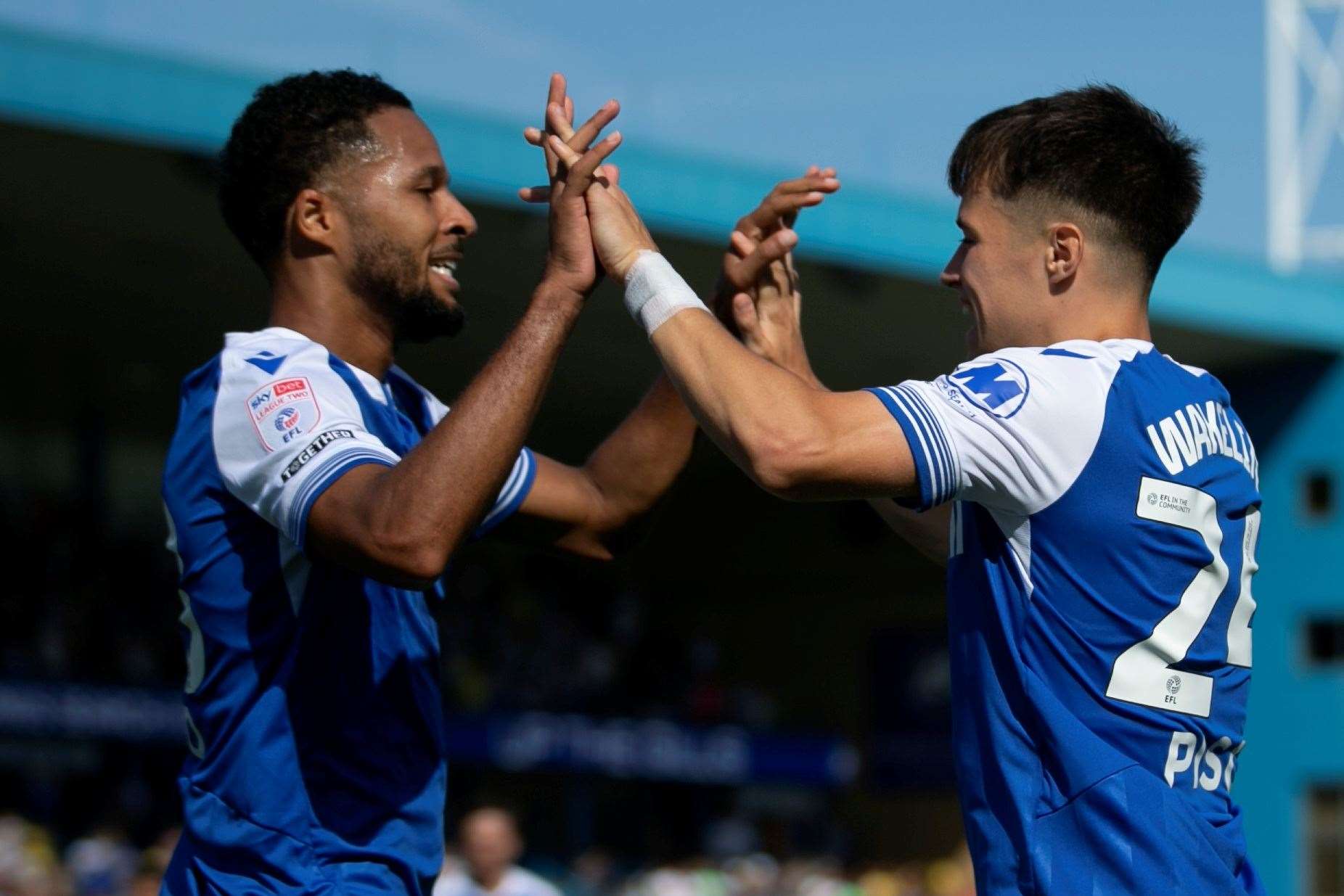 Gillingham beat Carlisle United 4-1 at home in their last game at Priestfield Picture: @Julian_KPI