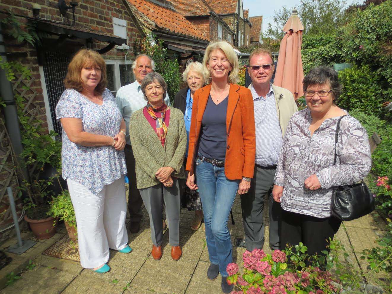 Sarah Smith and other members of the party