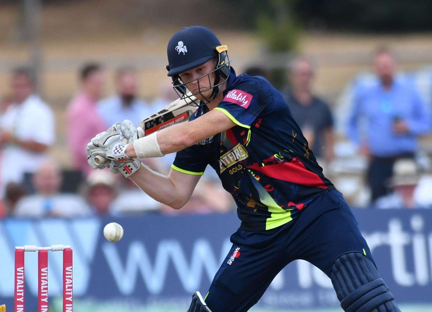 Sam Billings batting against Hampshire. Picture: Keith Gillard