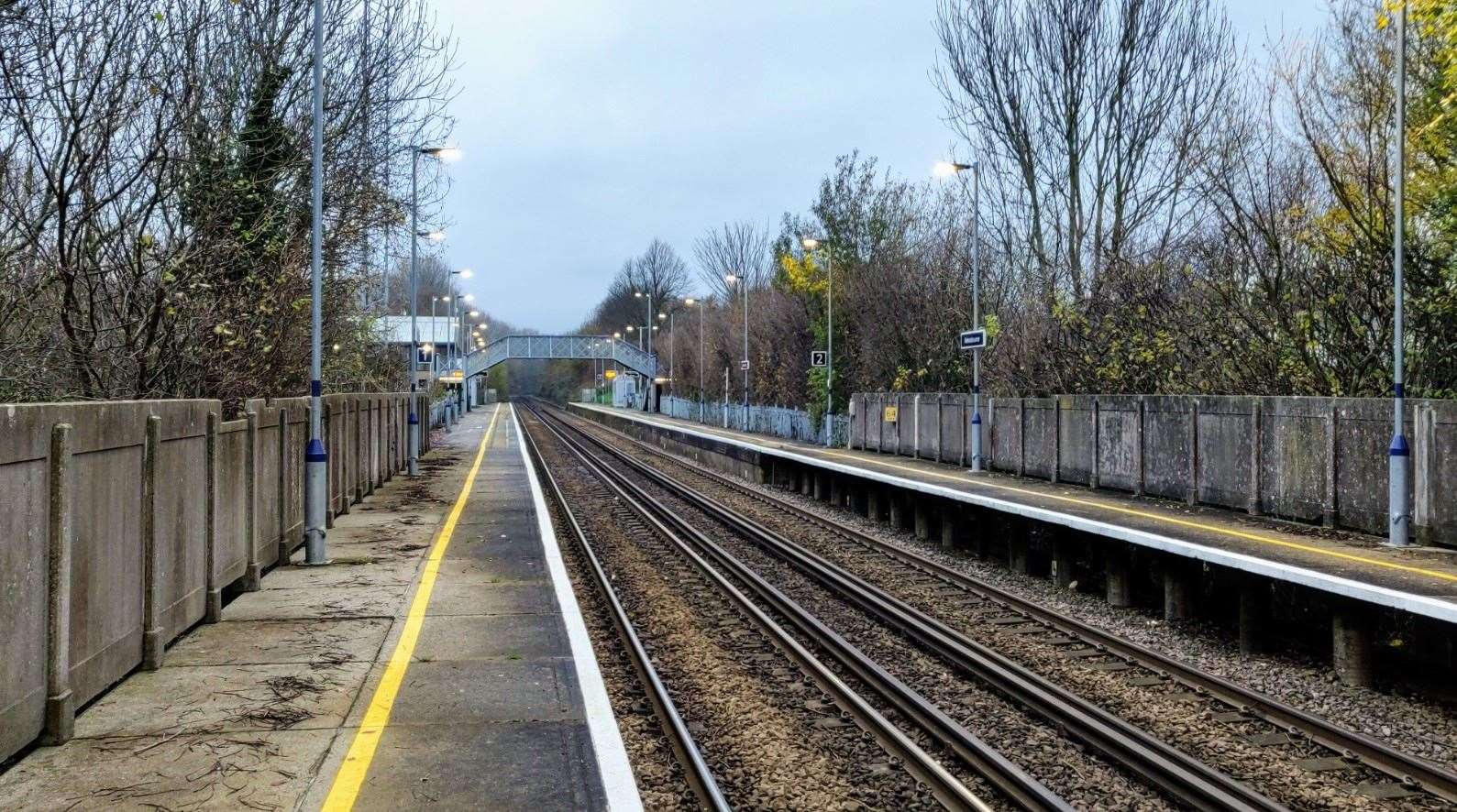 Bekesbourne railway station near Canterbury