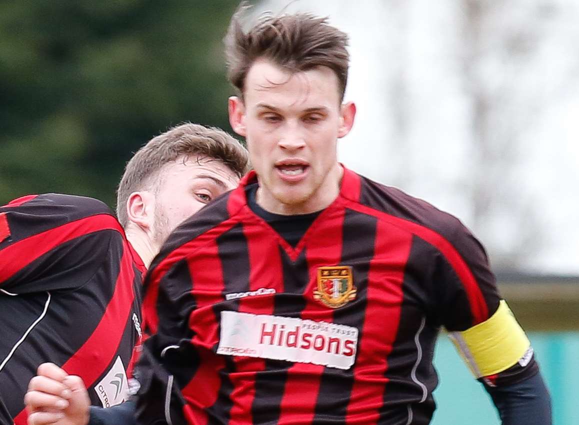 Tom Brunt in action for Sittingbourne Picture: Matthew Walker