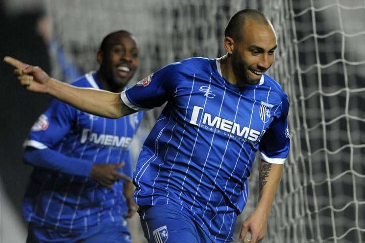 Craig Fagan's goal gave Gills a much-needed three points on Tuesday. Picture: Barry Goodwin