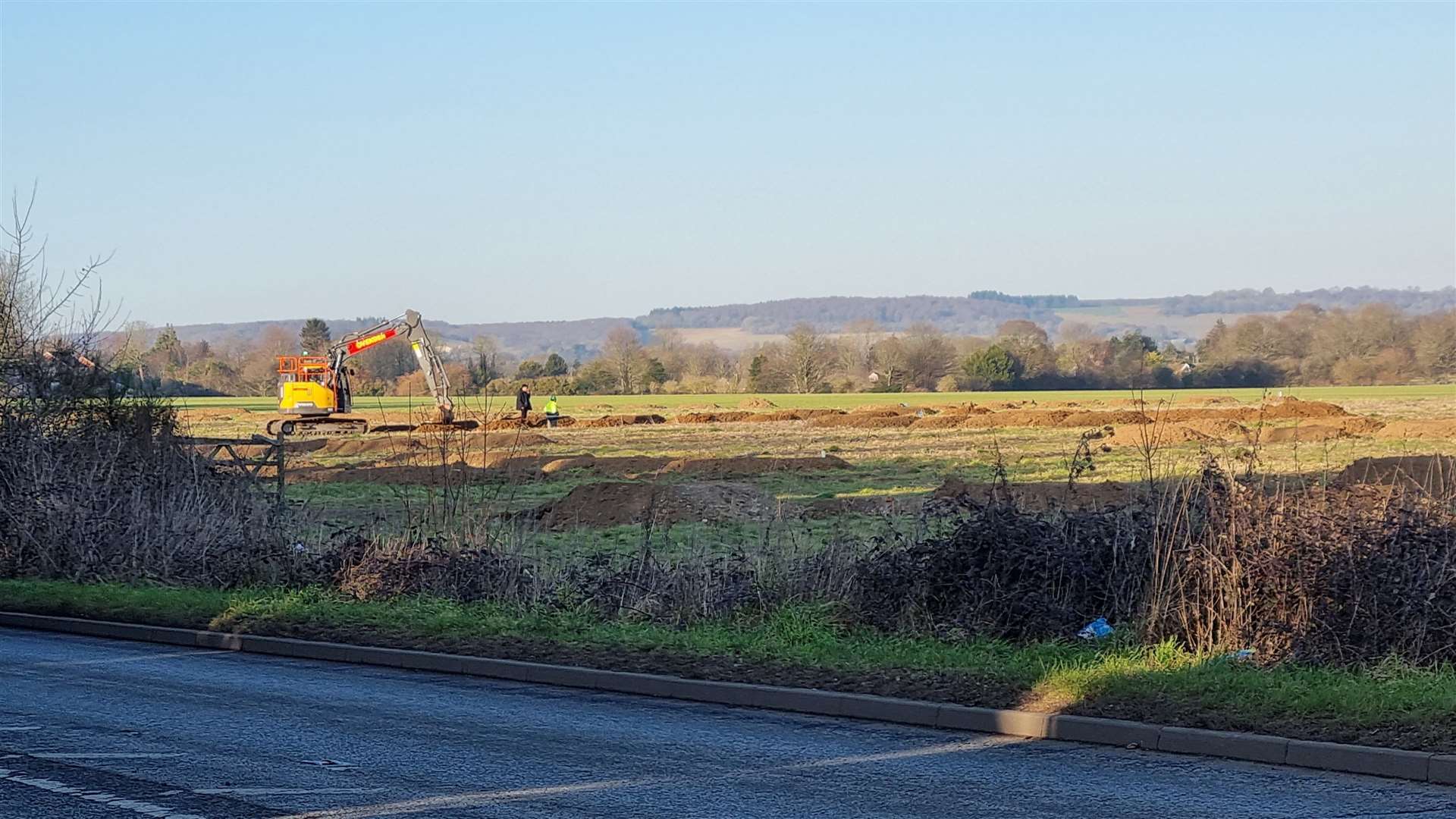 'Archaeology investigation' is currently taking place on the site