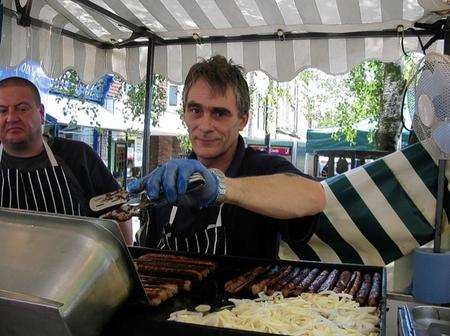 Ashford market burger seller Dave Kekewich