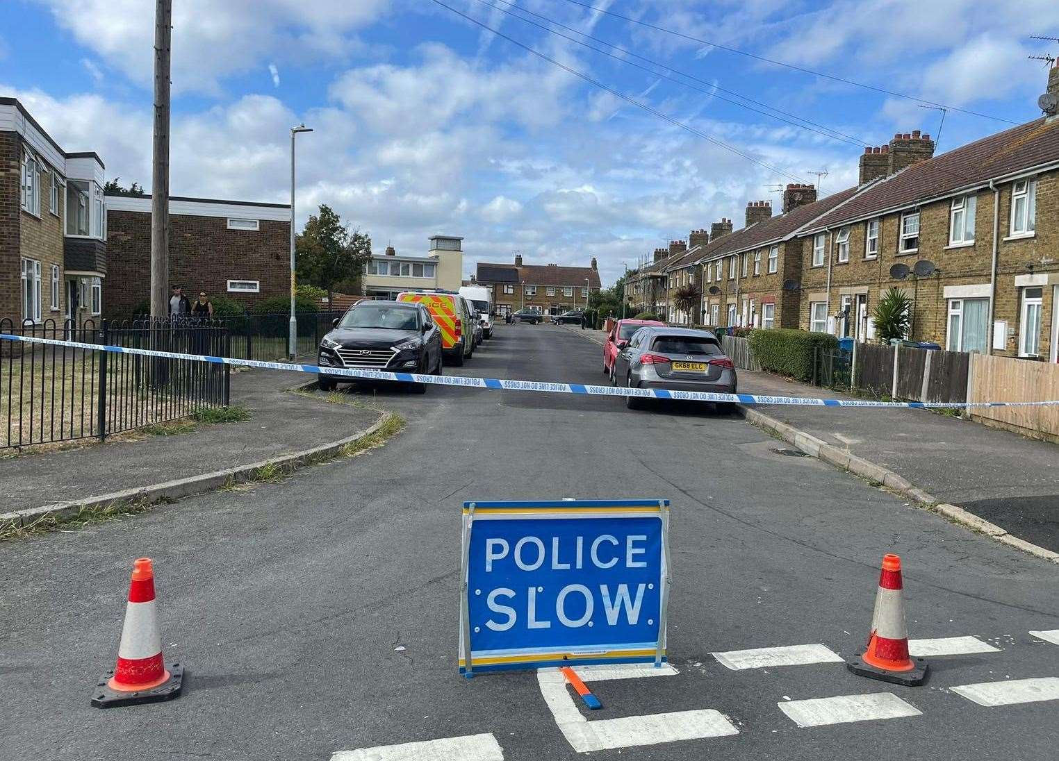 A man was arrested after the stand-off on Sheppey