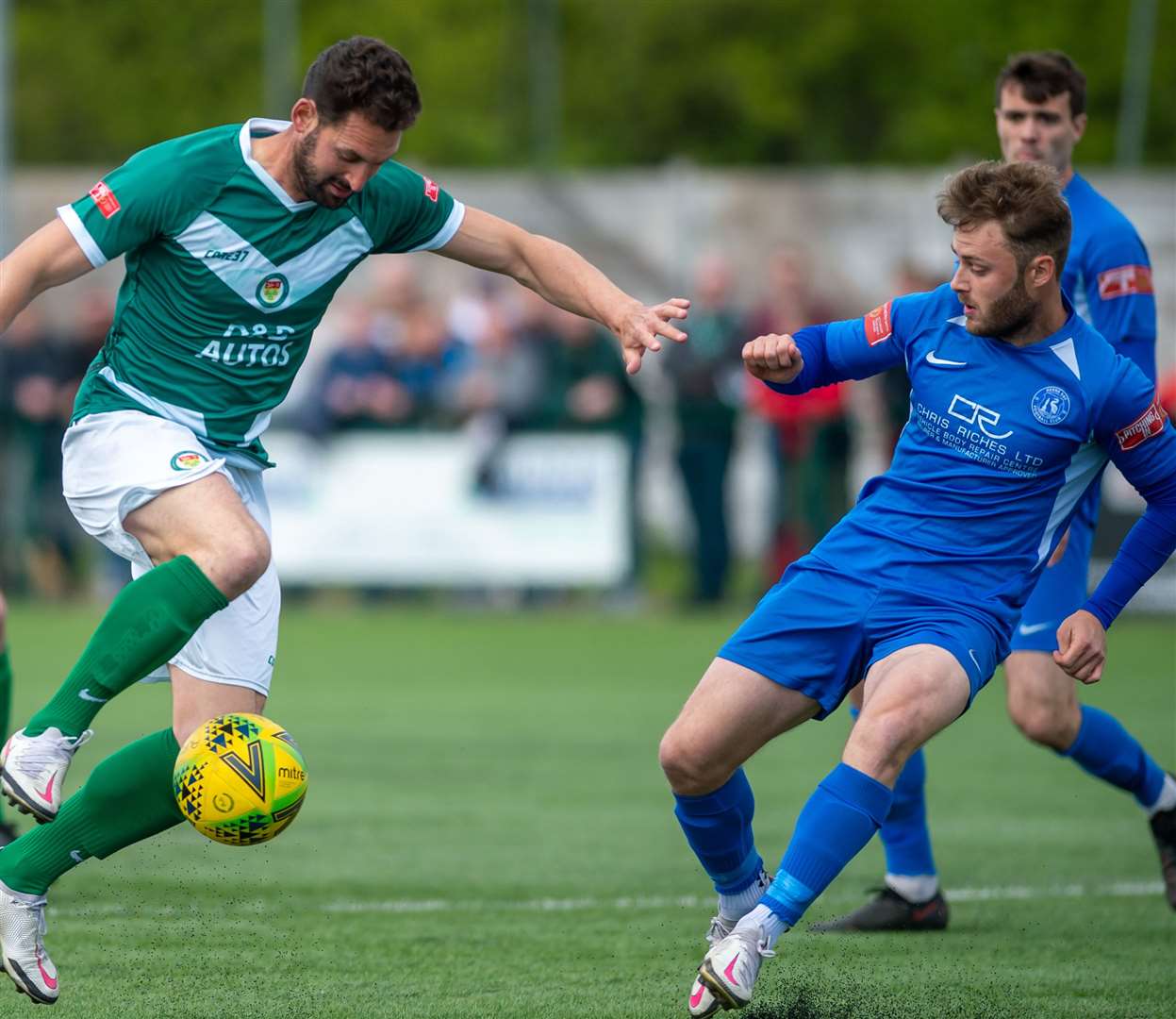 Jack Parter, right, is also staying with Herne Bay. Picture: Ian Scammell