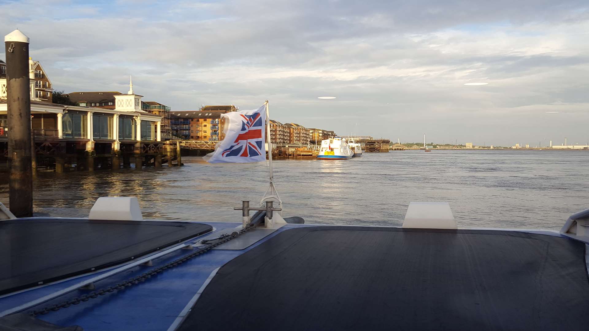 The view from the boat