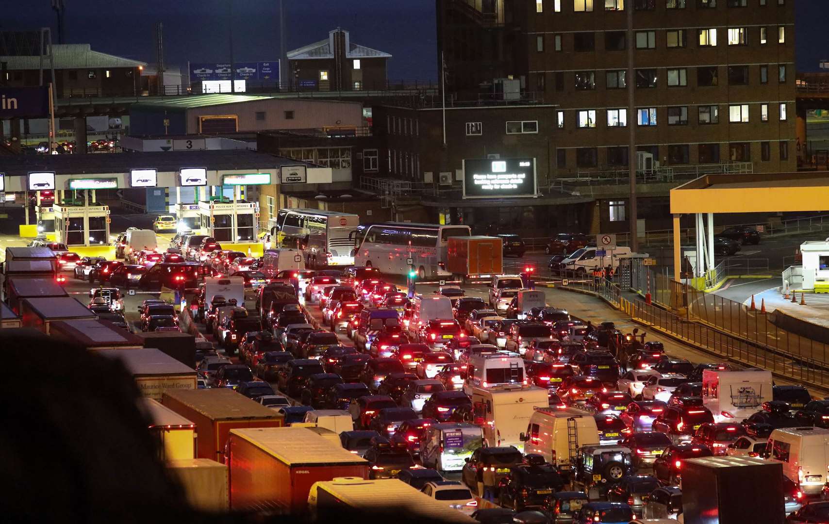 A busy Port of Dover. Now it's been announced around 100 roles are still to be filled for checks that Brexit paperwork and arrangements are in order Picture: UKNIP