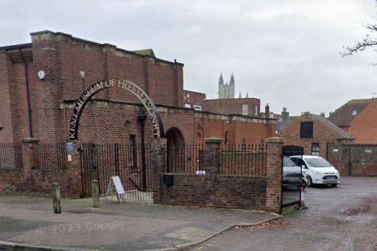 The Kent Museum and Library of Freemasonry in Canterbury is celebrating its 90th anniversary. Picture: Google Maps