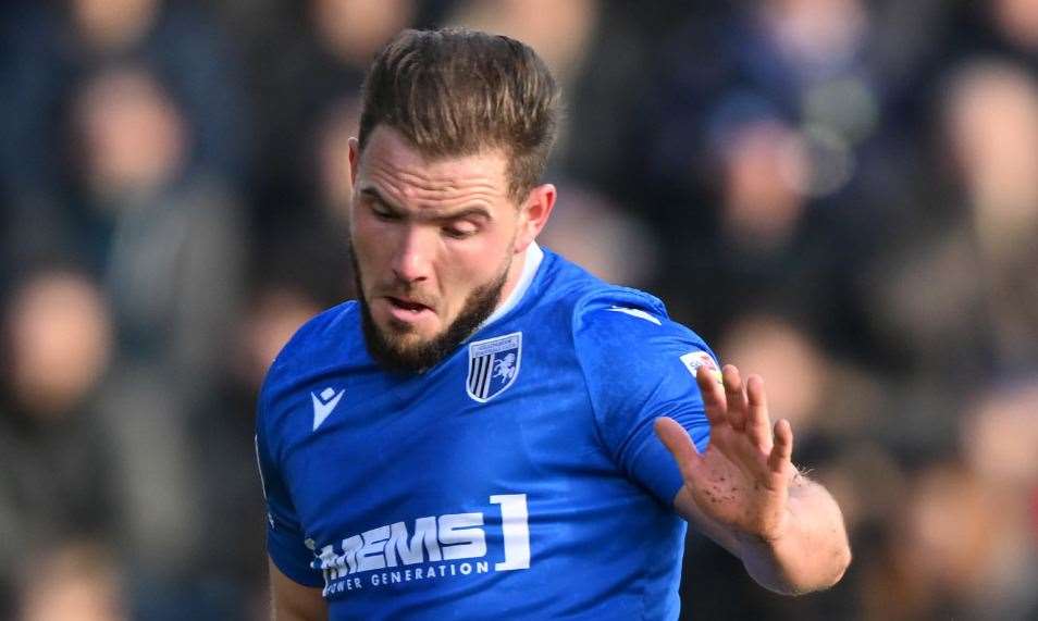 Alex MacDonald scored with a first-half free-kick at Priestfield Picture : Keith Gillard