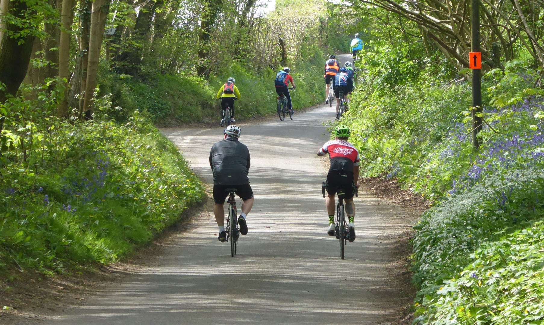 Cyclists should ride in the centre of the road if conditions allow