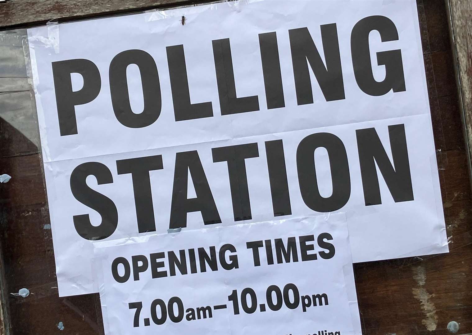 Polling station in Kent