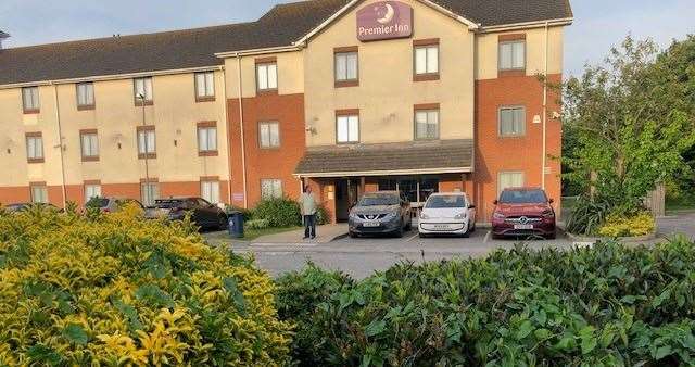 No surprise - directly opposite the front door of Table Table is the front door of the Premier Inn