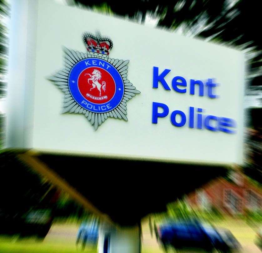 Kent Police sign