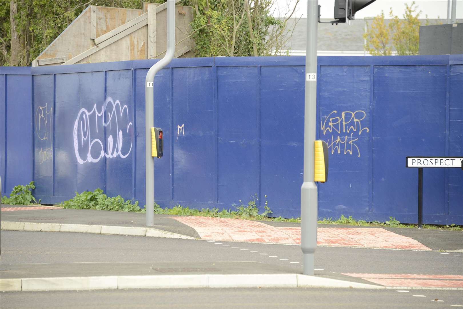 Vandals have targeted Prospect Retail Park in Whitstable